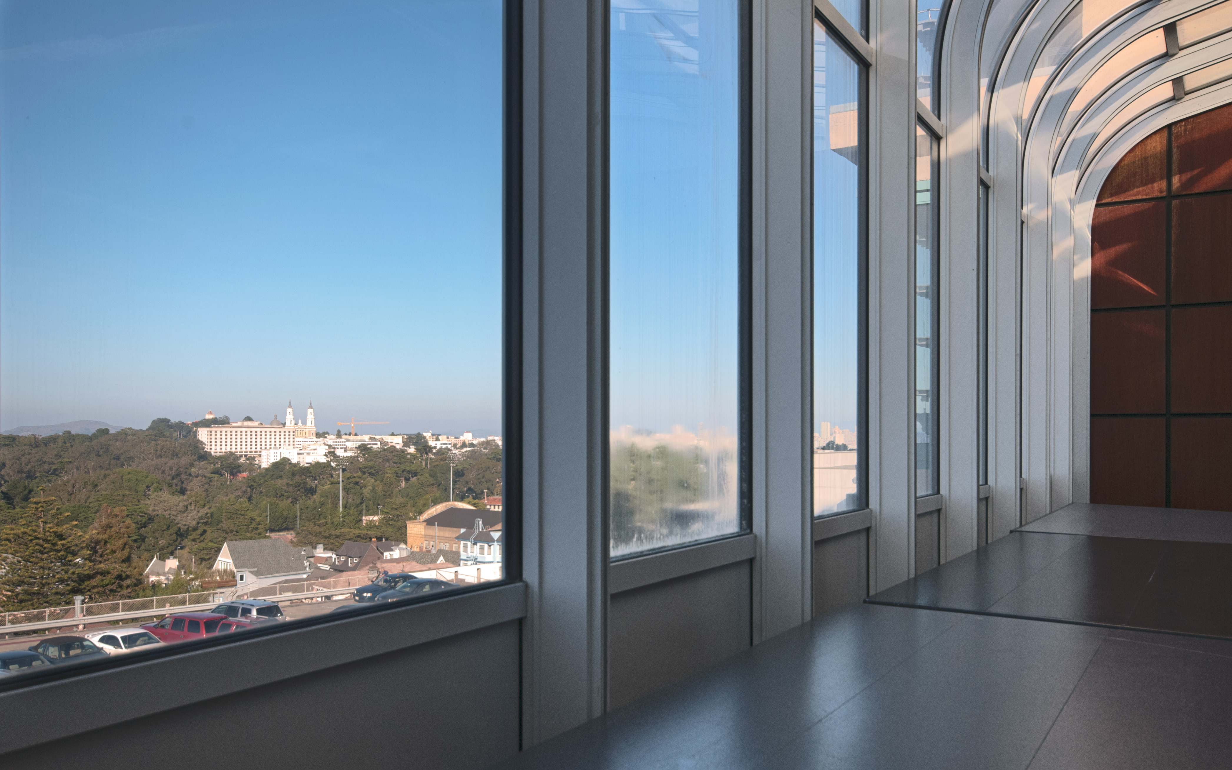 View from the Millbery Union window