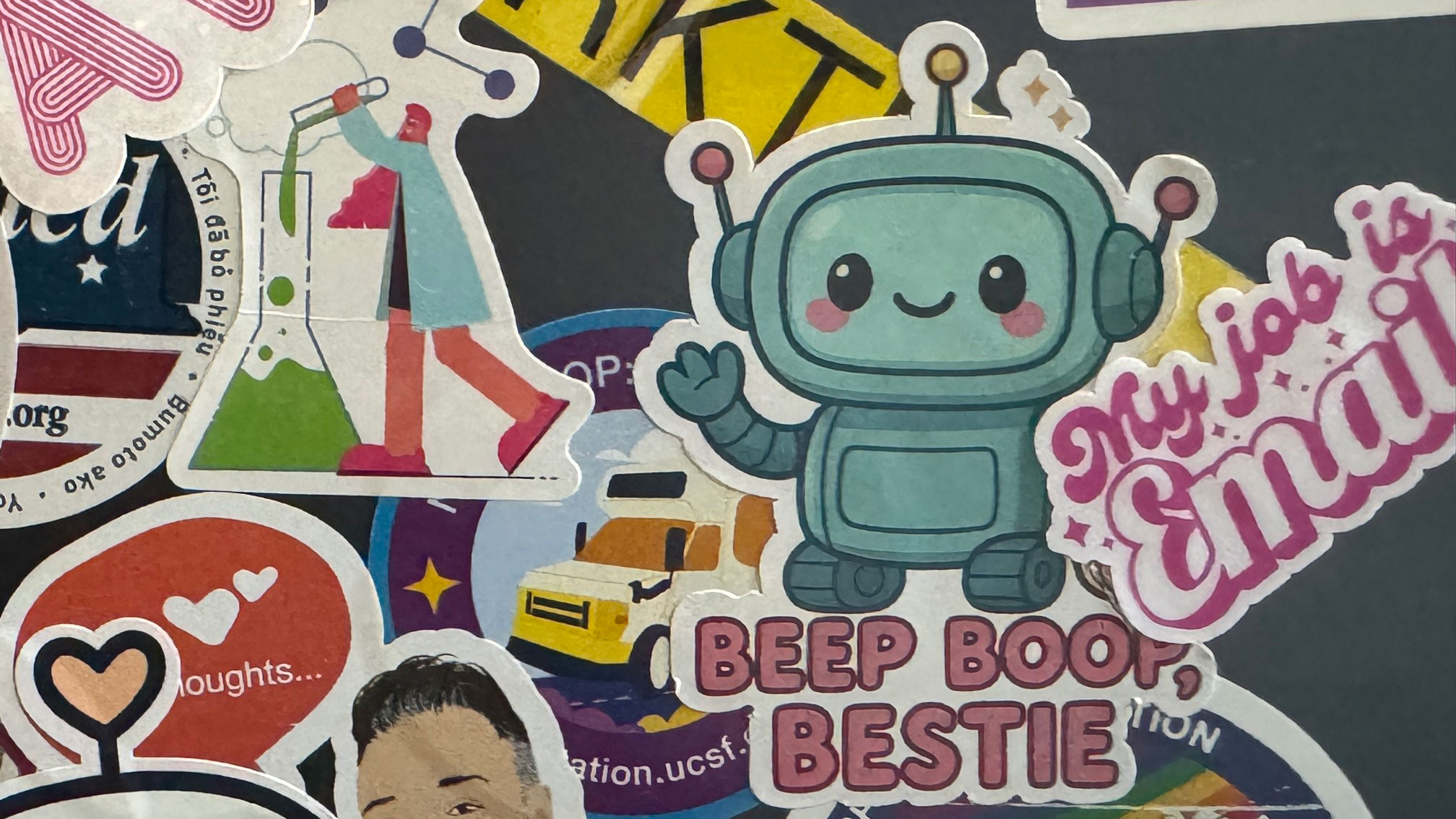 Friendship Stickers, Beep Boop Bestie | Campus Life Services