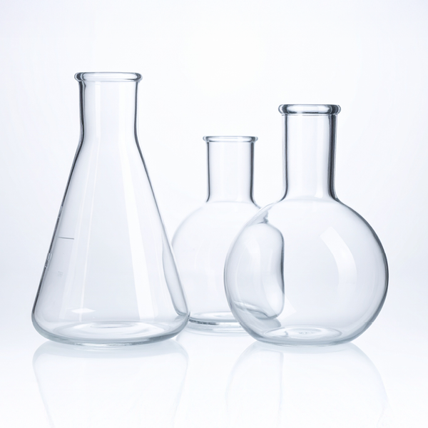 Three beakers
