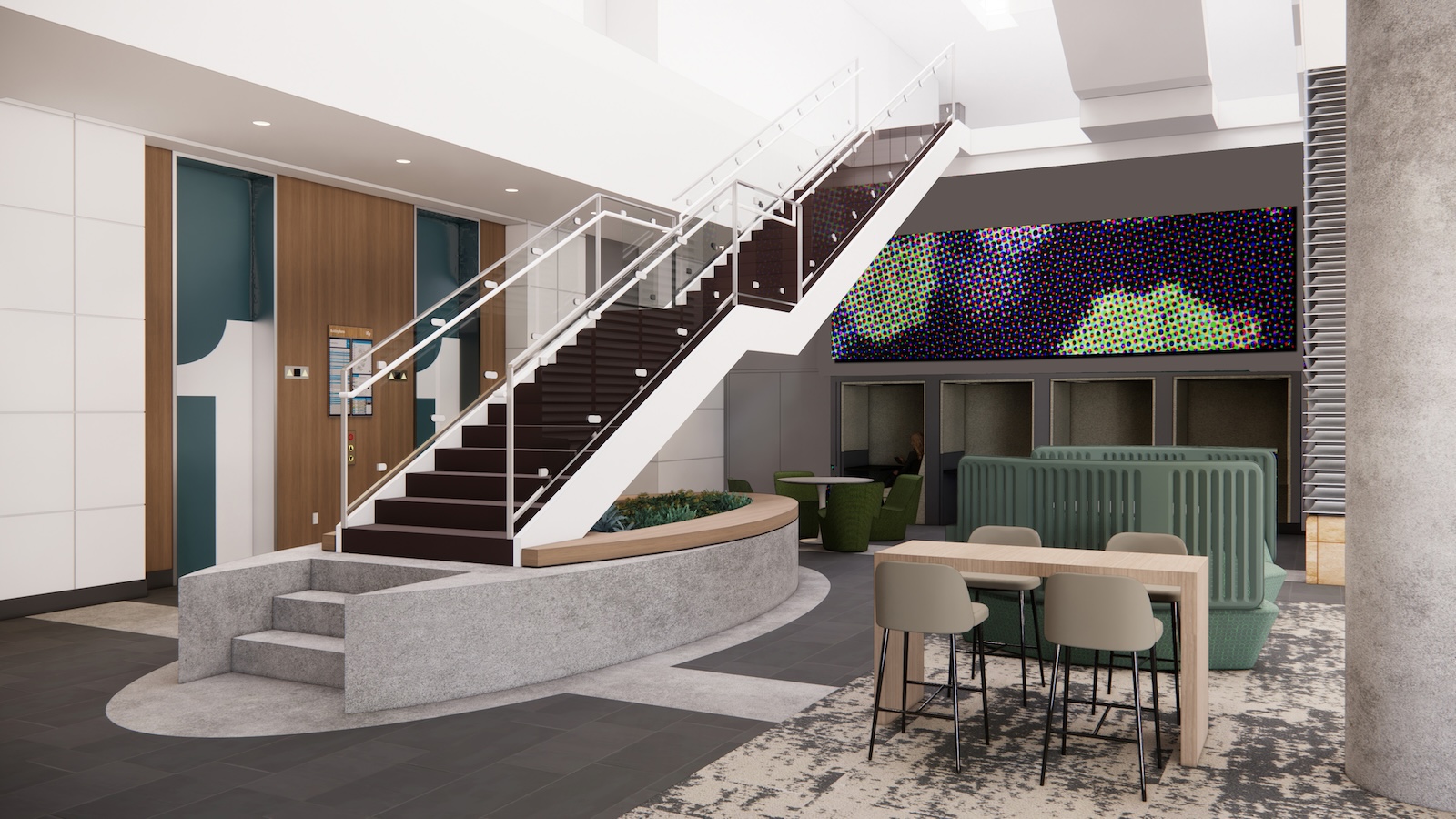 Rendering of new Helen Diller Lobby