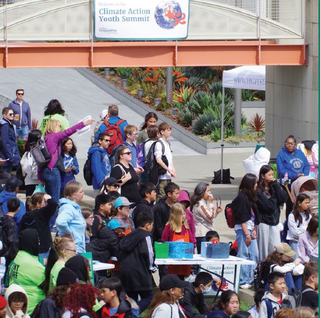 Children at the Climate Action Youth Summit