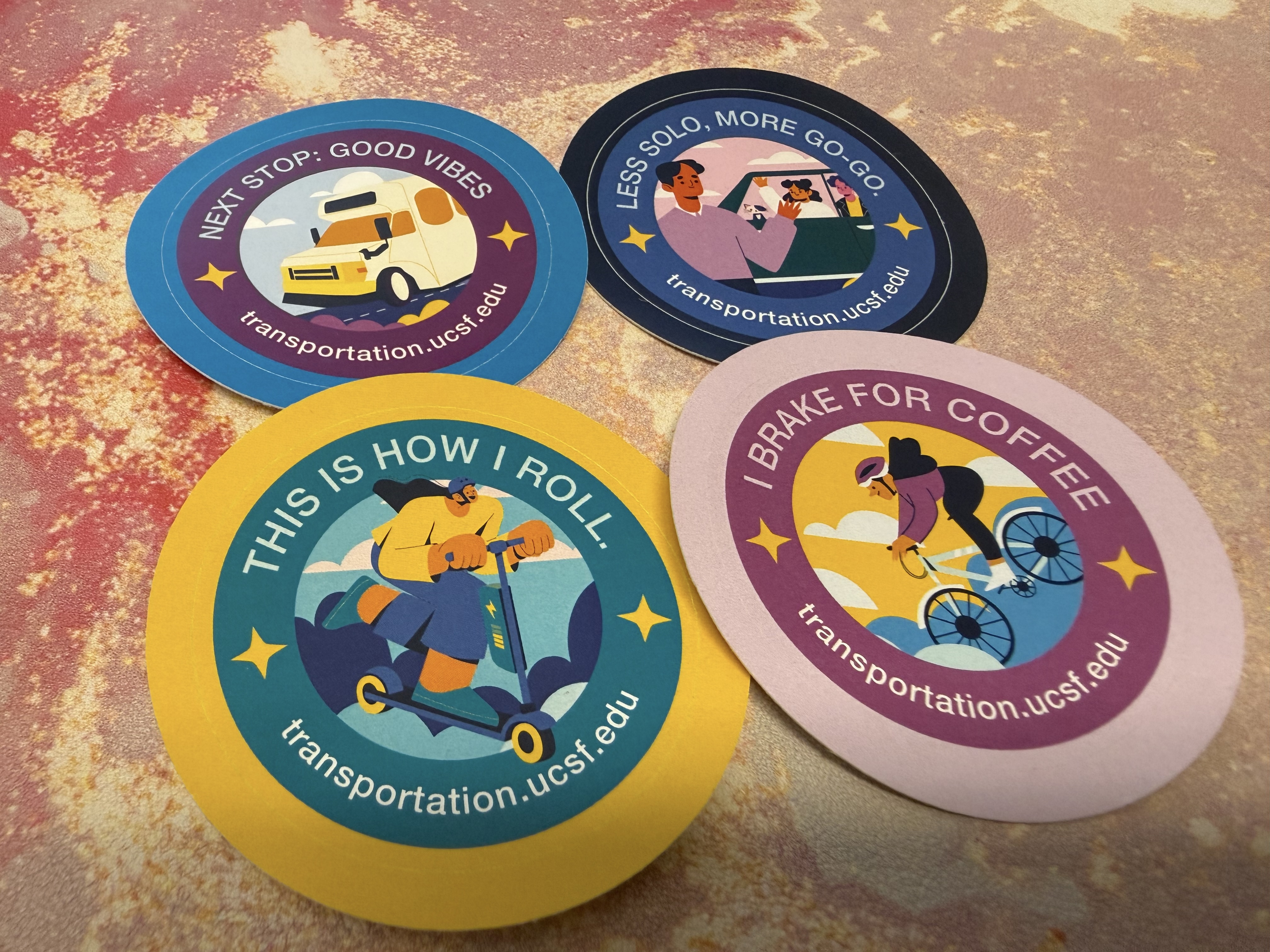 commute solutions stickers