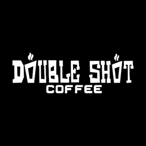 Double Shot Coffee logo.