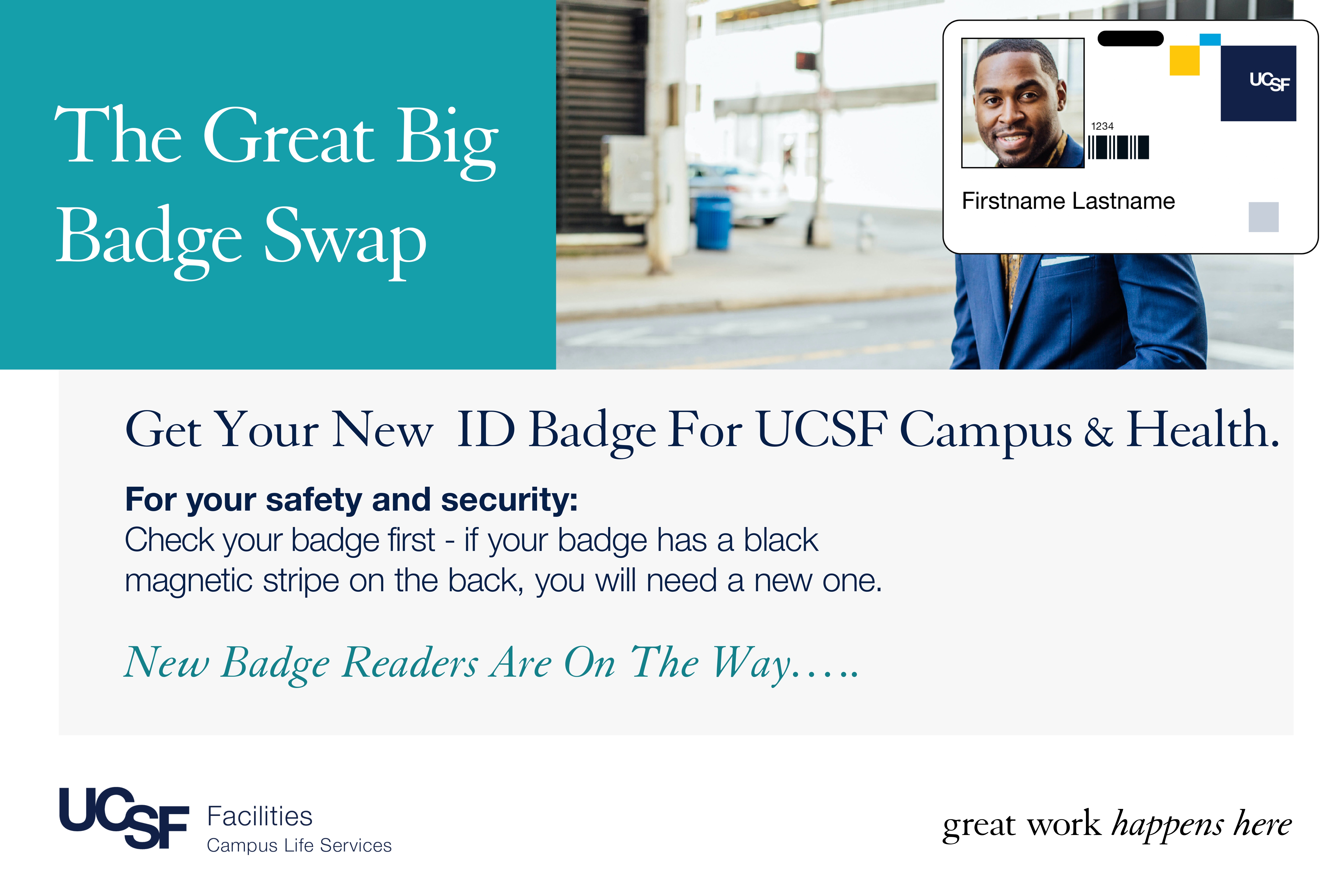 The Great Big Badge Swap - UCSF Campus Life Services