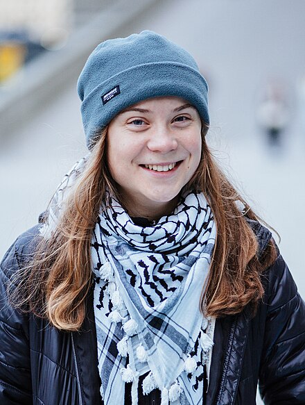 Headshot of Greta Thunberg