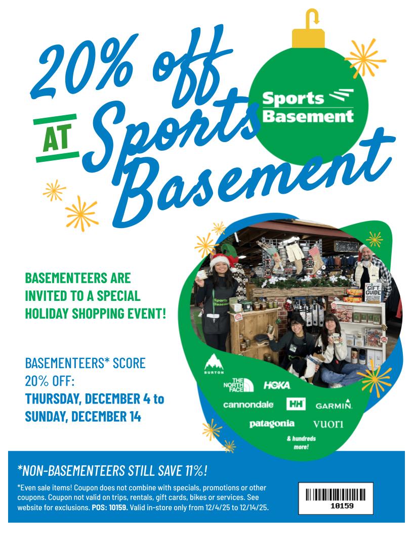 Sports Basement Savings