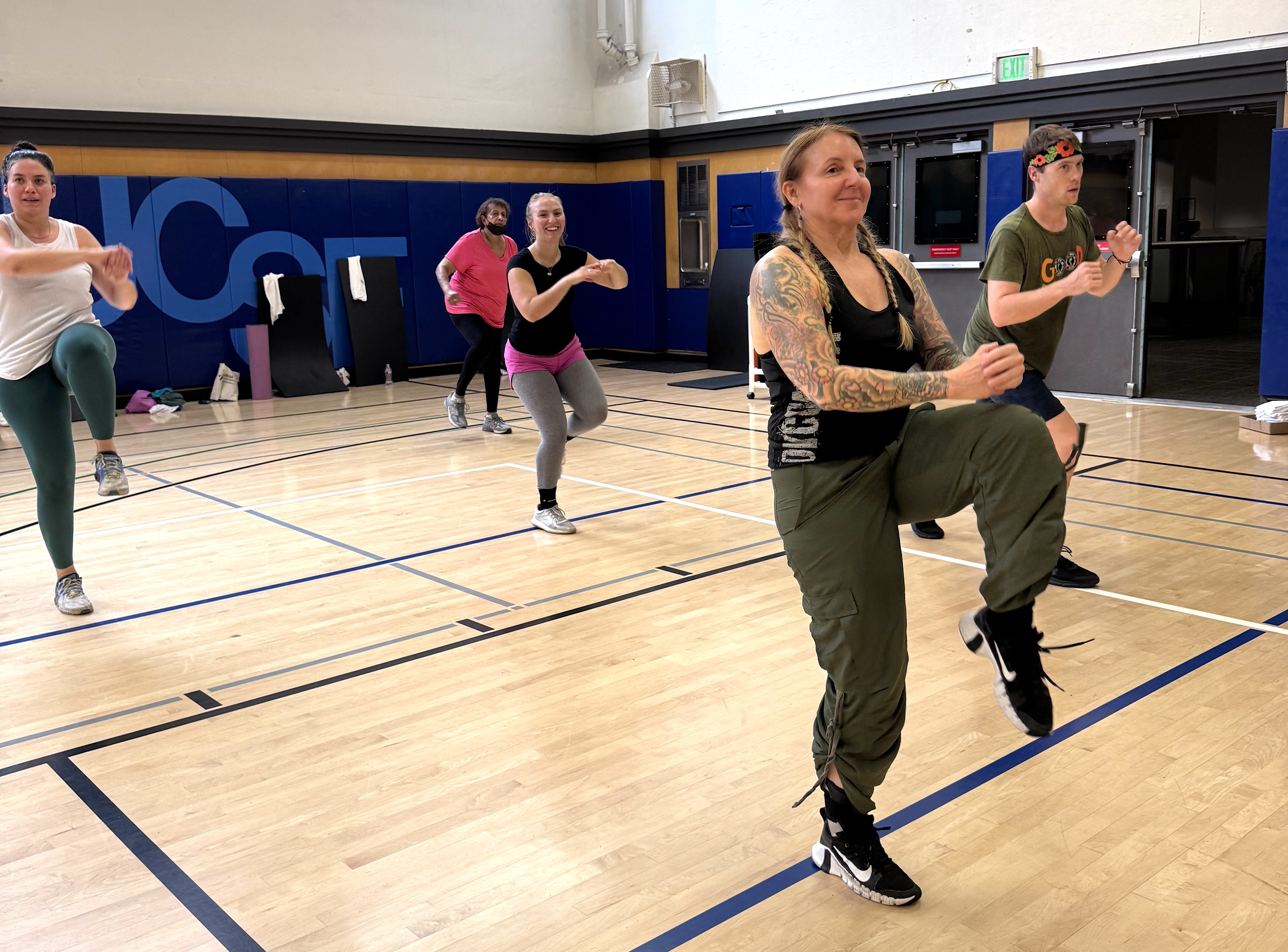 FitRec Members and guests workout at BodyCombat 100th Release