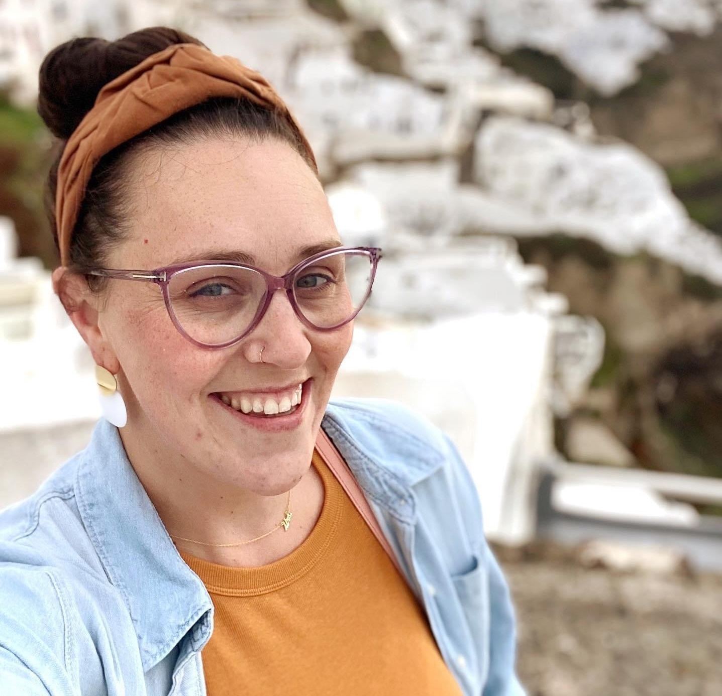 Selfie photo of Fazio smiling