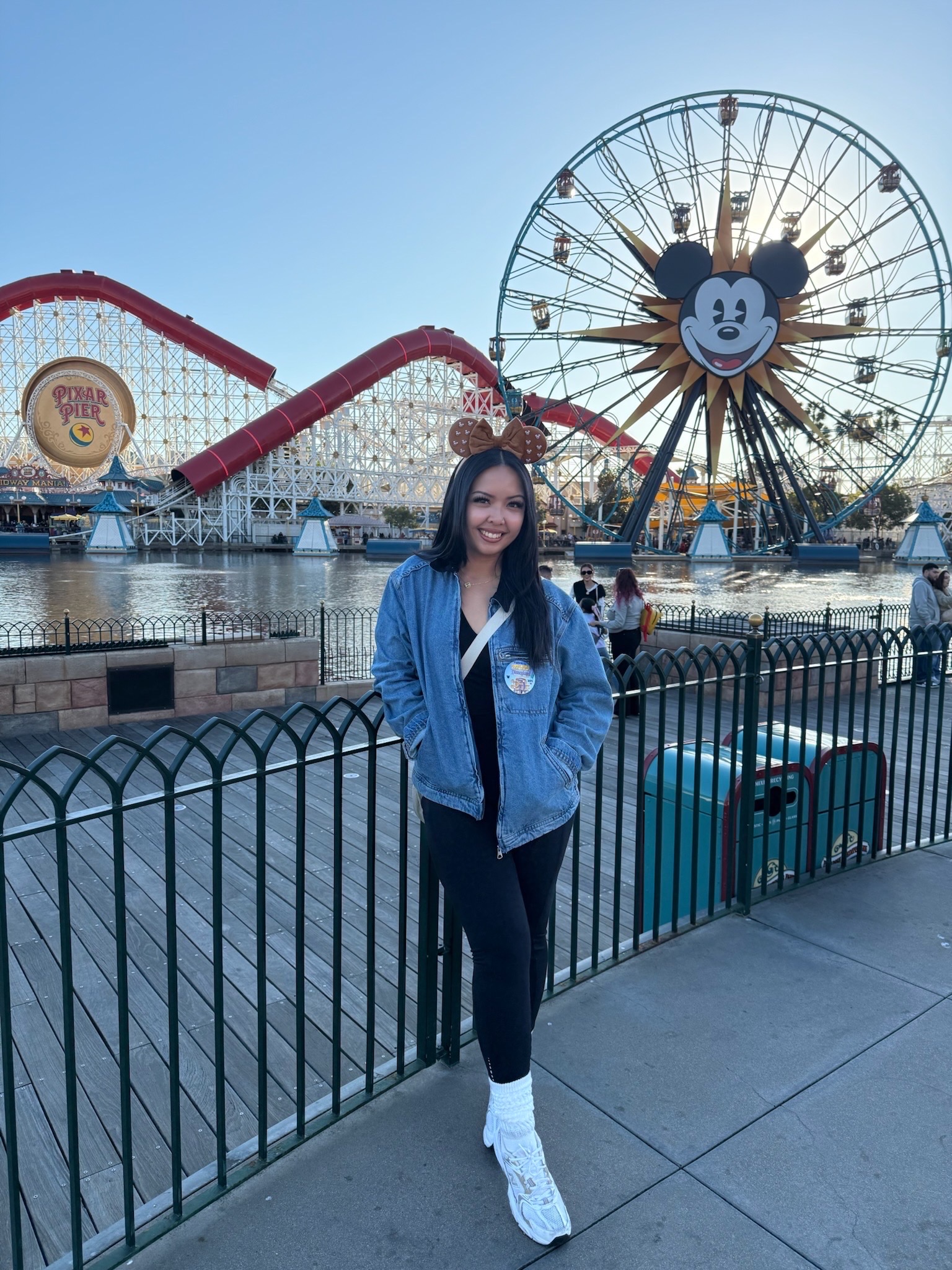 Ann Turingan poses at Disney's California Adventure