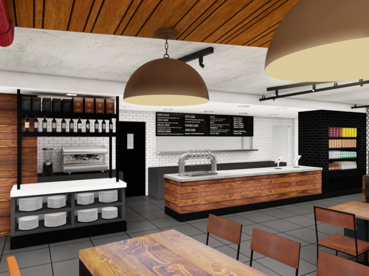 Kitchen at SF Kebab.