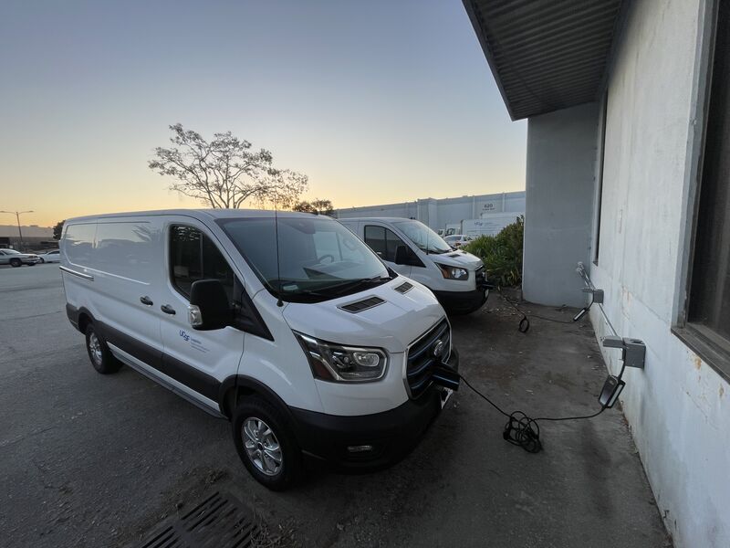 EV fleet charging at oyster point