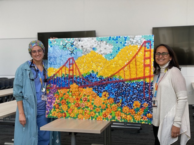 Anesthesia Waste to Art Mural