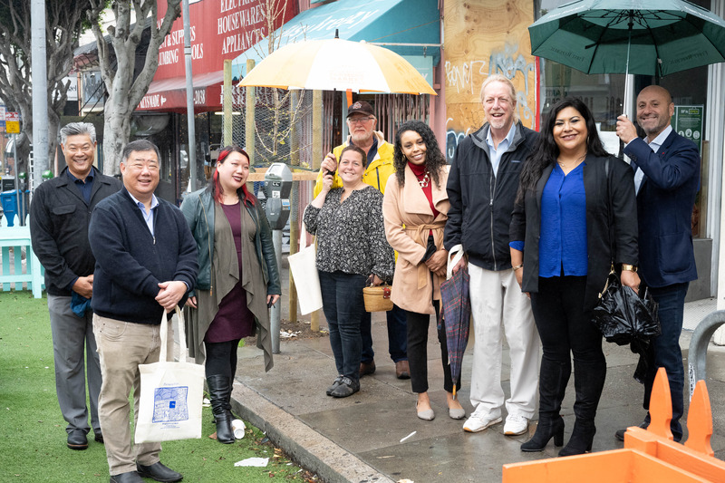 Group of people posing for a picture