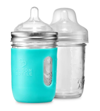 glass baby bottle