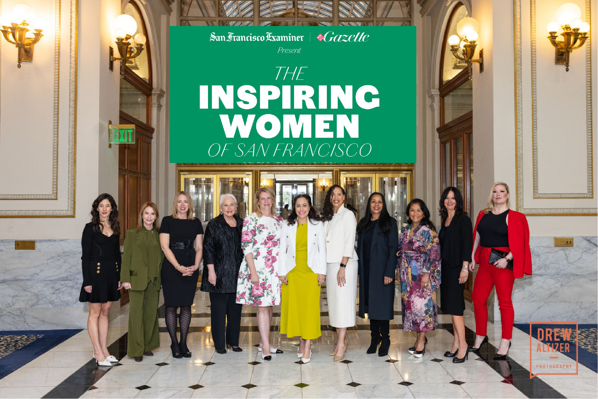 Gore was celebrated was one of 'The Inspiring Women of San Francisco' in an event sponsored by The San Francisco Examiner and Nob Hill Gazette in 2024