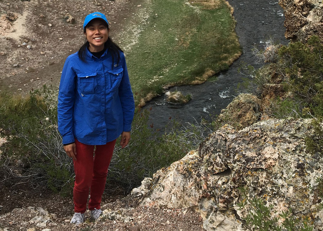 Liz Lin on a hike
